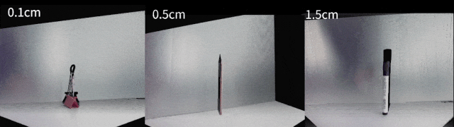 Libra 1000 point-cloud demonstration for small objects