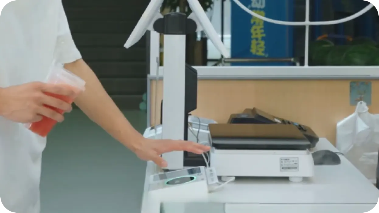 Palm recognition access terminal at Shenzhen University
