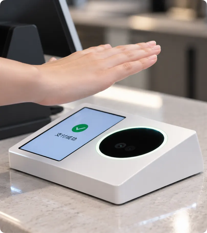 Biometric palm recognition device