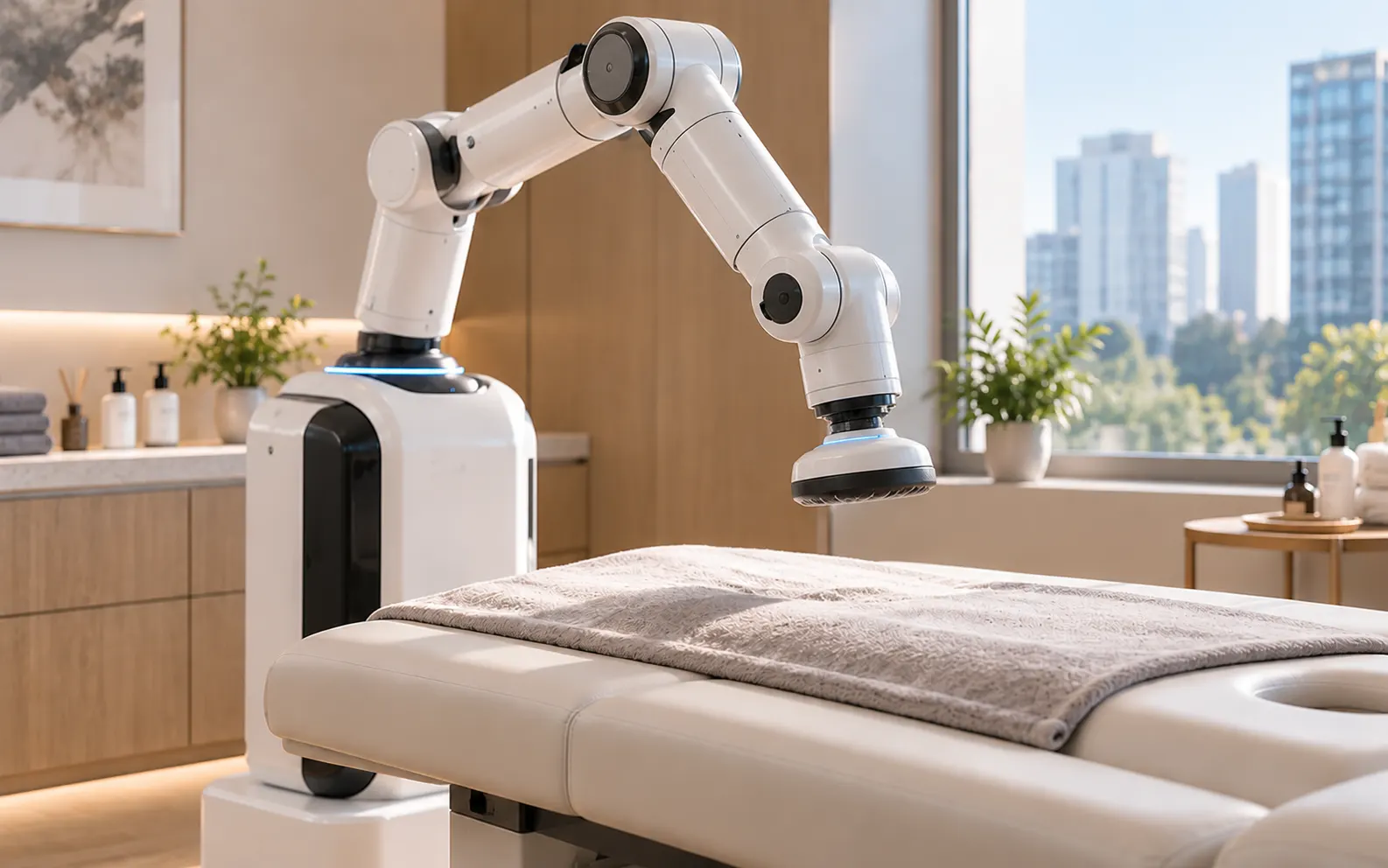Massage and therapy robotics application