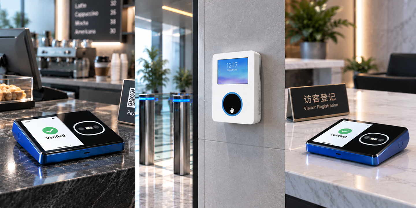HandPass 在支付、闸机、门禁与访客登记场景的部署展示